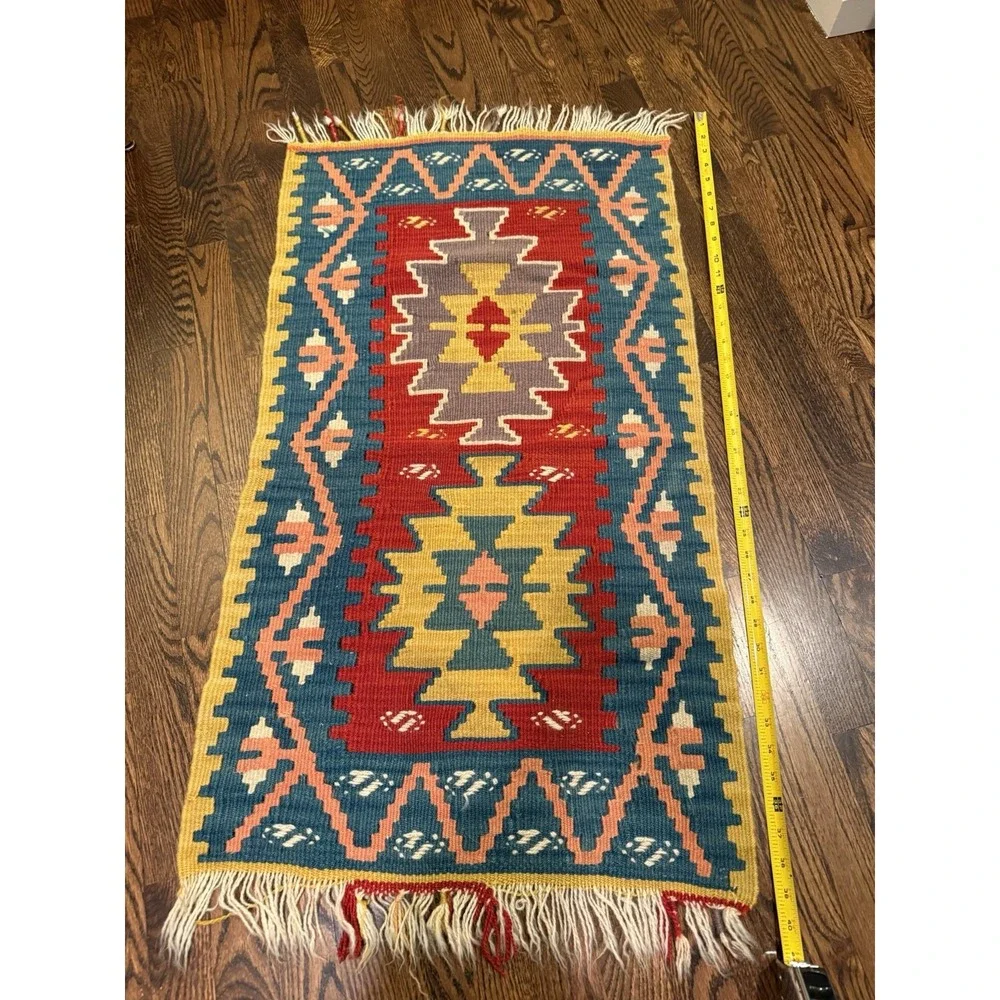 Vintage Turkish Wool Area Rug
